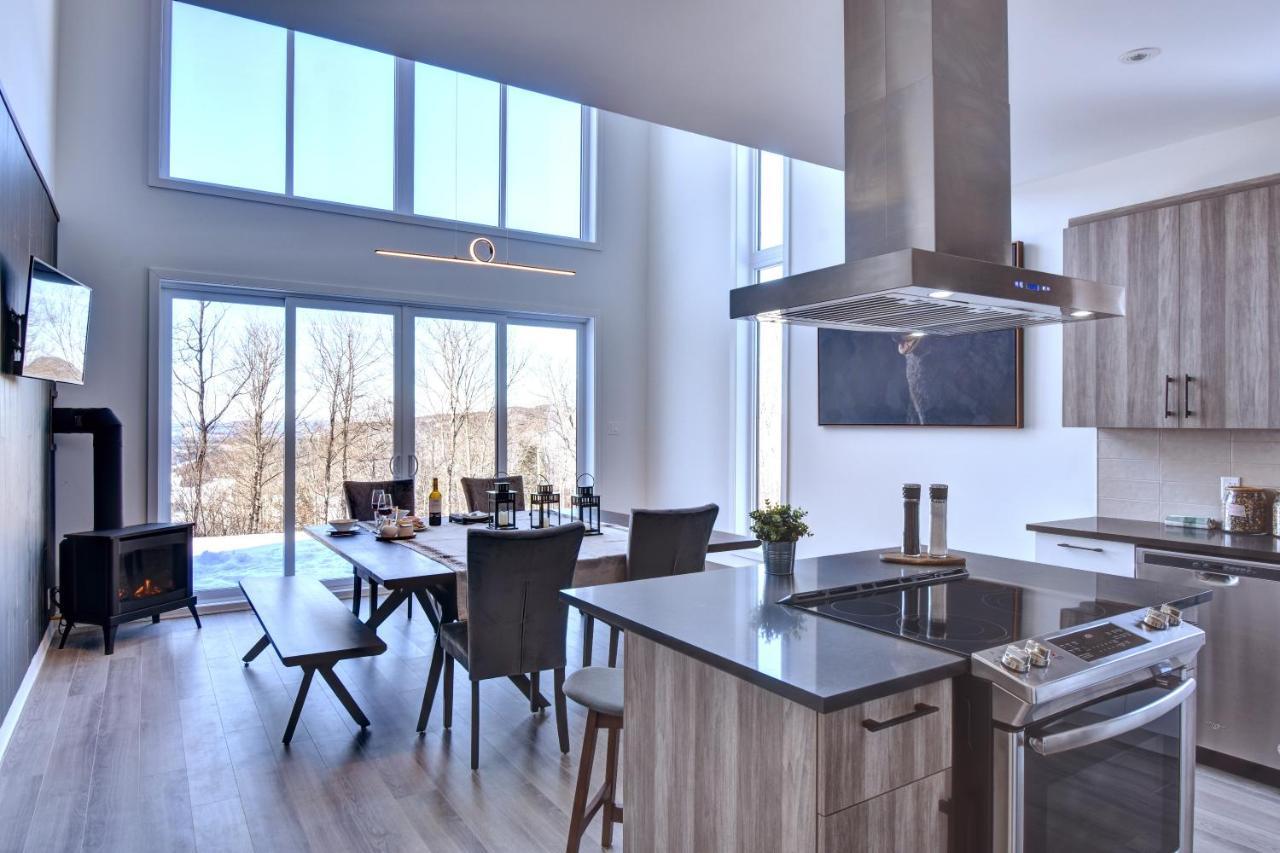 Chalet Serenity - Mont Tremblant Ski - Spa Sauna Wifi Tv Privet Chic Modern House Villa La Conception Exterior photo